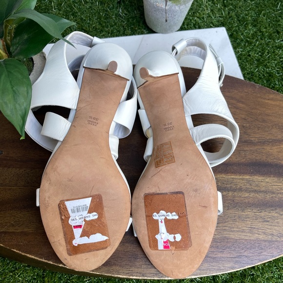 3.1 Phillip Lim Women's White Leather Sandals - UK 38.5 US 8.5 - Picture 10 of 10